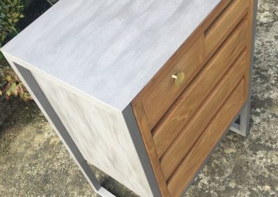 Comoda castaño y hierro Anna Interiorismo