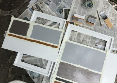 carrito-mesa-auxiliar proceso pintura