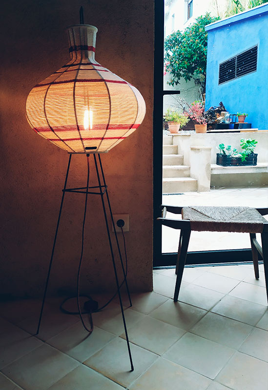 Lámpara de pie. Pieza única para María Sola